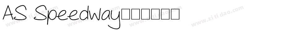 AS Speedway字体转换